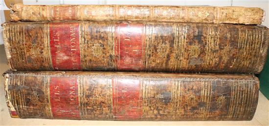 Atlas Moderne...Paris, Lattré & Delalain (1771-1783), 8 only [of 36] maps and Halls New Royal Encyclopaedia, 2v [in 3], 22 plates (3)
